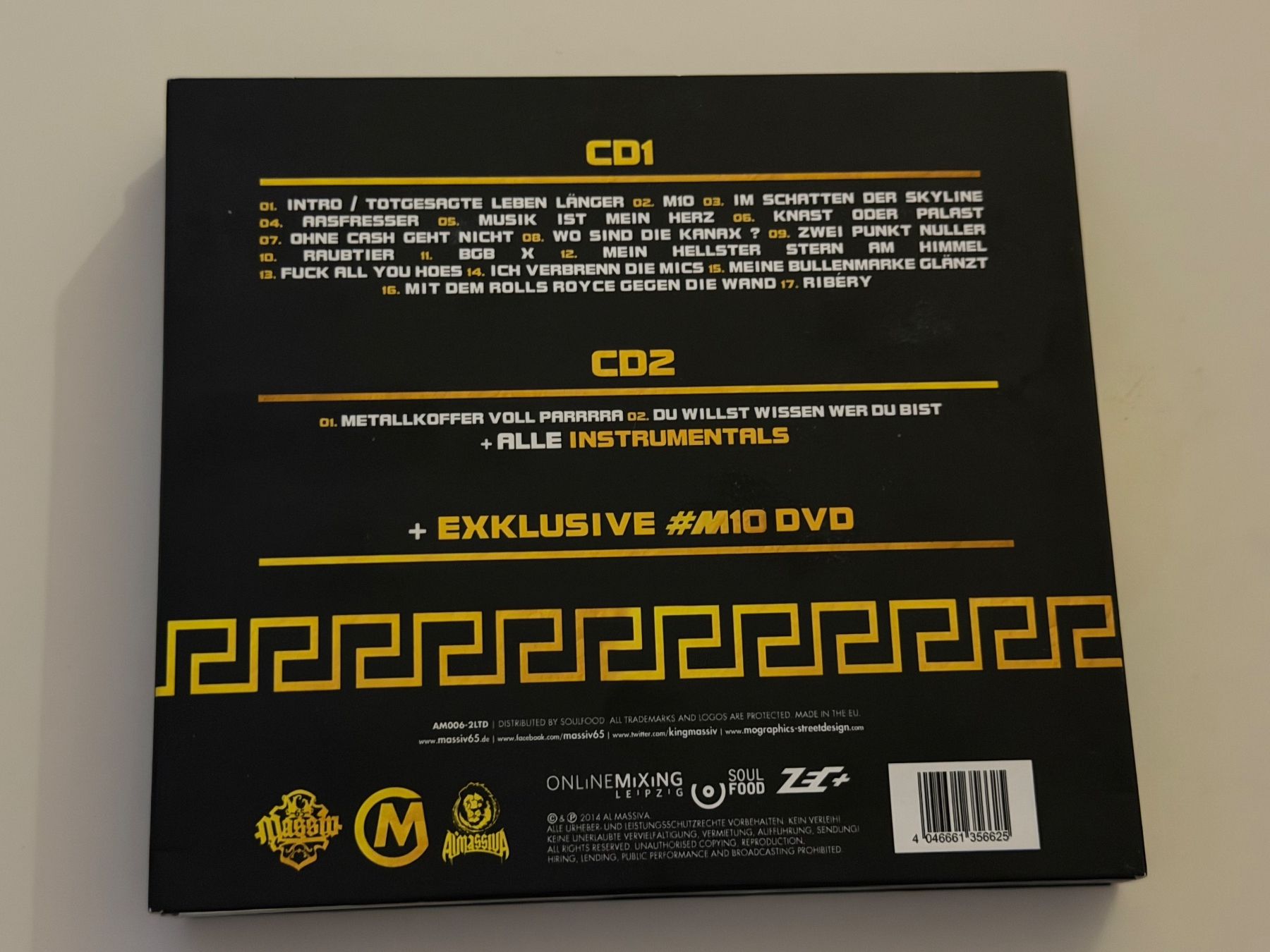 Tous les DVDs: Massiv - #M10 Premium Edition 2 CD's/DVD – Neuf (Voir description) à Altstätten SG par sheamus 1